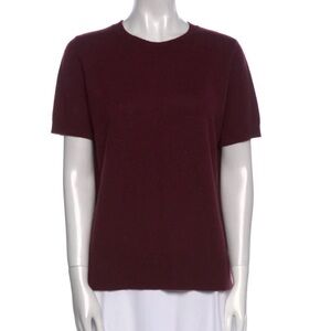 Theory cashmere crew neck sweater (short sleeve)